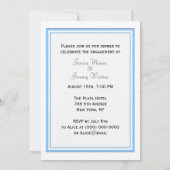 Invitation NYC Skyline Lt Blue Silhouette #2 do-it-yourself F (Dos)