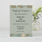 Invitation Nymphéas Art Nouveau Naturel (Debout devant)