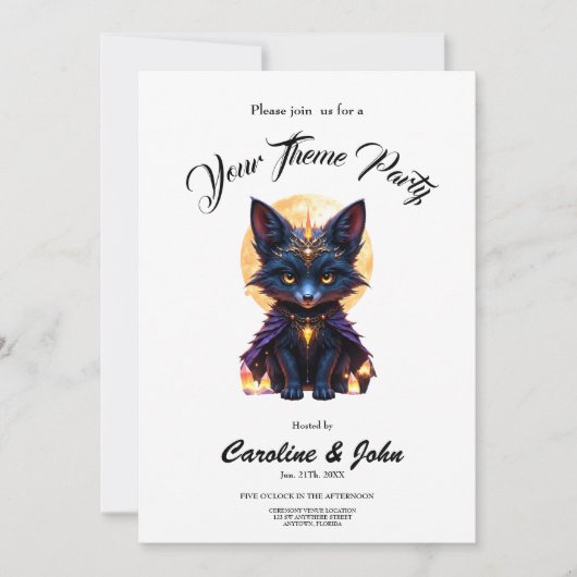 Invitation Nyx – Gardien du Clair de Lune. (Devant)