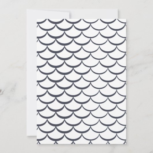 Invitation O-Fish-ally One Pêche premier anniversaire (Dos)