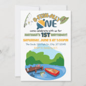 Invitation O-FISH-ALLY UN anniversaire (Devant)