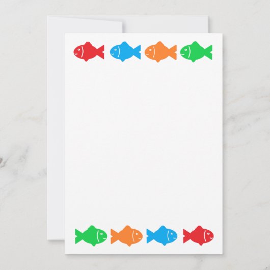 Invitation O-Fish-Ally Une pêche 1er anniversaire (Dos)