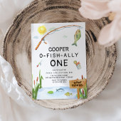 Invitation O-Fish-Ally Une pêche rustique 1er anniversaire