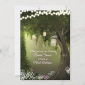 Invitation Oak Tree Rustique Enchanted Forest Garden Bride (Devant)