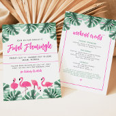 Invitation OAKLEY Final Flamingle Tropical Bachelorette Invit