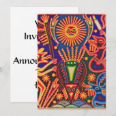 Invitation Oaxaca Mexique Mexique Mexique Mexique Mexique Mex (Devant / Derrière)