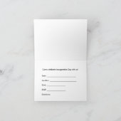 Invitation Obama Fête d'investiture Notre Maison (Intérieur)