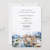 Invitation Oberoi Udaivilas Lac Pichola Inde Mariage (Devant)