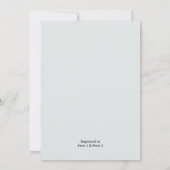 Invitation Obtenez la brillance métallique haute Fête des mar (Dos)