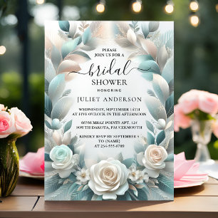 Invitation Obtenez la brillance métallique haute Fête des mar