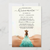 Invitation Obtenez Nature Barne Bois Boho Ferme Western Quinc (Devant)