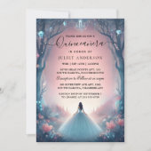 Invitation Obtenez Nature Tree Witch Enchanted Forest Quincea (Devant)