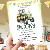 Obtenez votre tracteur 2e anniversaire