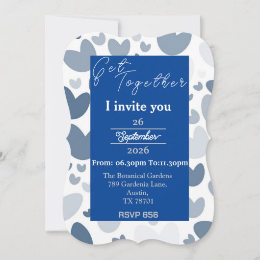 Invitation Obtenir (Devant)