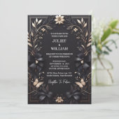 Invitation Obtenir des bannières Bows Satin Chic Ribbon coupe (Debout devant)