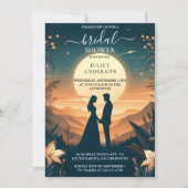 Invitation Obtenir la nuit Sunset Moon Cloud Twilight Fête de (Devant)