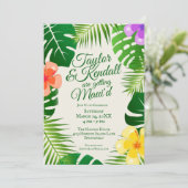 Invitation Obtenir Maui | Plage de l'île tropicale Luau (Debout devant)