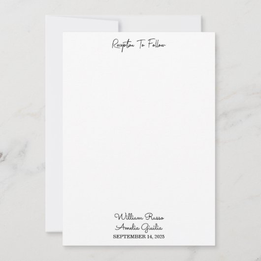 Invitation Obtenir Plumes Russe Asiatique Ciel Cloud Mariage (Dos)