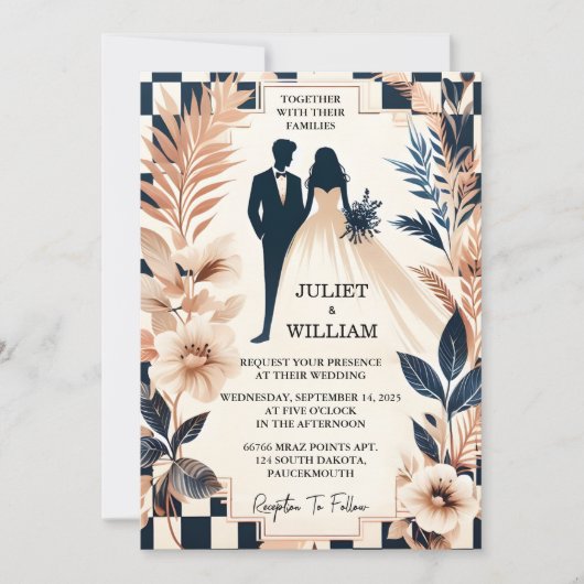 Invitation Obtenir Retro Boho Studio Creative Illustrated Mar (Devant)