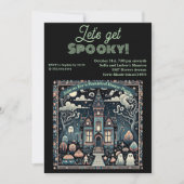 Invitation Obtenons Éffrayant Haunted House Ghost & Ghoul Par (Devant)