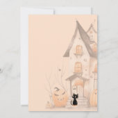 Invitation Obtenons Éffrayant mignon enfants Costume fête Hal (Dos)