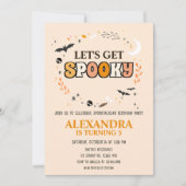 Invitation Obtenons Éffrayante belle fête d'Halloween (Devant)