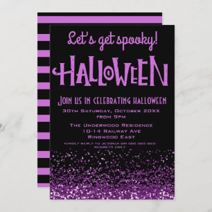 INVITATION OBTENONS L'INVITATION ÉFFRAYANTE DE LA FÊTE HALLOW