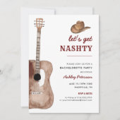 Invitation Obtenons Nashty Nashville Nash Bachelorette Party (Devant)