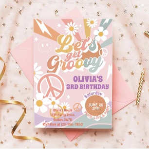 Invitation Obtenons Super Peach Love Party 3ème anniversaire