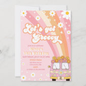 Invitation Obtenons Super Retro Rainbow 10e anniversaire (Devant)