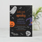 Invitation Obtenons une Halloween Éffrayante n'importe quel â (Debout devant)