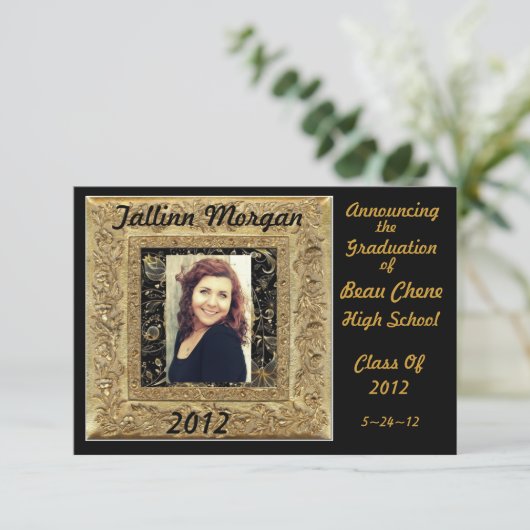 Invitation Obtention du diplôme (Debout devant)