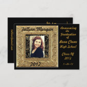 Invitation Obtention du diplôme (Devant / Derrière)