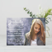 Invitation Obtention du diplôme 2013 de photo de typographie (Debout devant)