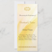 Invitation Obtention du diplôme de classiques (Dos)