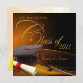 Invitation Obtention du diplôme de classiques (Devant / Derrière)