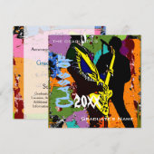 Invitation Obtention du diplôme de Contempo (Devant / Derrière)