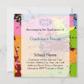 Invitation Obtention du diplôme de Contempo (Dos)