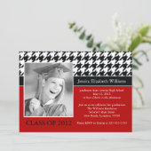 Invitation Obtention du diplôme de pied-de-poule (Debout devant)