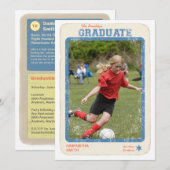 Invitation Obtention du diplôme d'étoile de sports (Devant / Derrière)