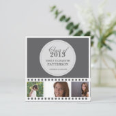 Invitation Obtention du diplôme faite sur commande de film de (Debout devant)