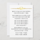 Invitation Occasion juive d'Hanoukka (Dos)