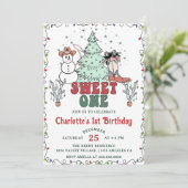 Invitation Occidental Cowboy Noël Sweet Un Anniversaire (Debout devant)