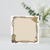 Invitation occidental de partie de pays (blanc) (Debout devant)