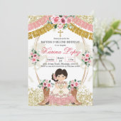 Invitation Occidental Mexicain Rose Boot Charra Baptême & Ann (Debout devant)