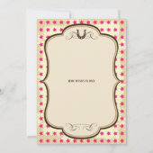 Invitation Occidentale Cowgirl (Dos)