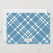 Invitation occidentale de baby shower (Dos)