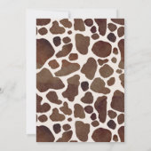 Invitation Occidentale de Cowboy (Dos)