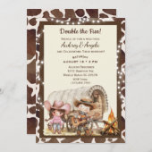 Invitation Occidentale de Cowboy (Devant / Derrière)