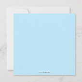 Invitation occidentale de fête d'anniversaire de (Dos)